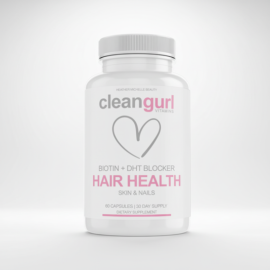 Clean Gurl Hair Vitamins with Biotin + DHT Blocker