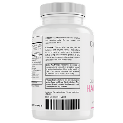 Clean Gurl Hair Vitamins with Biotin + DHT Blocker
