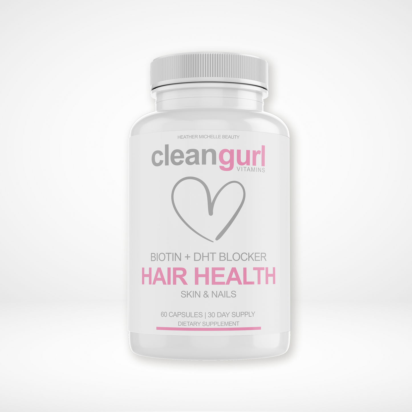 Clean Gurl Hair Vitamins with Biotin + DHT Blocker