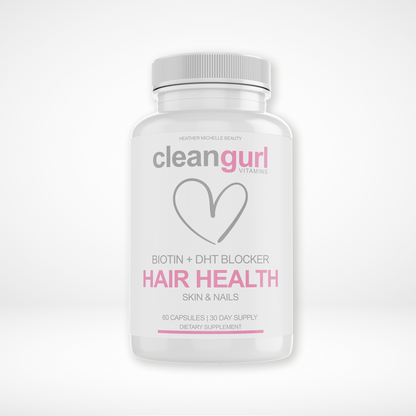 Clean Gurl Hair Vitamins with Biotin + DHT Blocker