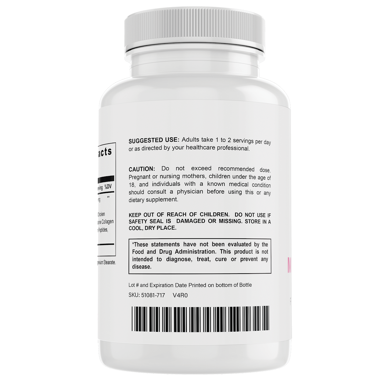 Clean Gurl Multi-Collagen Vitamins I,II,III,V,X