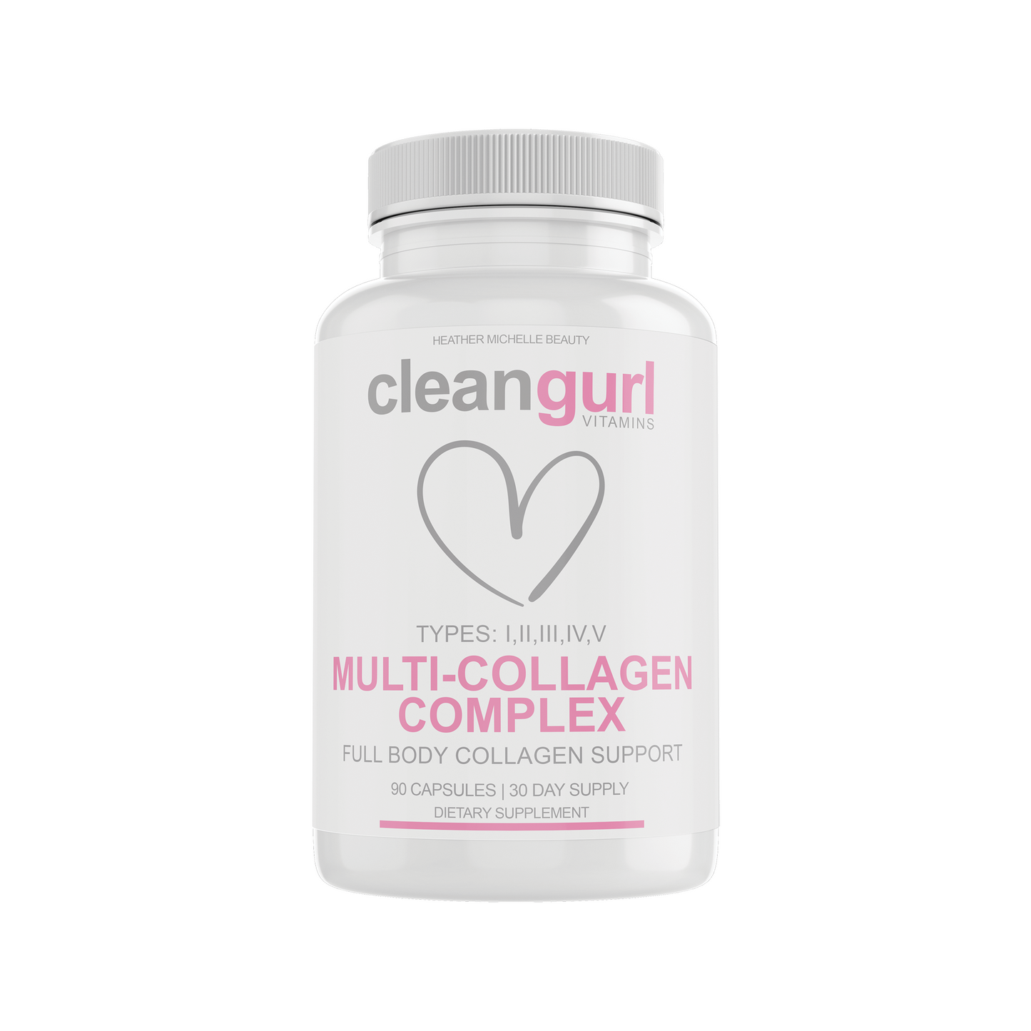 Clean Gurl® Multi-Collagen Vitamins I,II,III,V,X